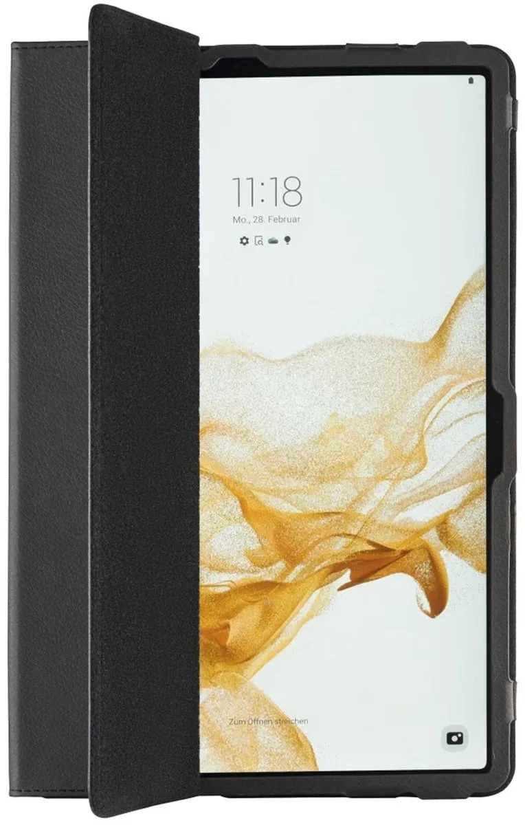Hama Bend Bookcase Samsung Galaxy Tab S7 FE/S7+ - 12.4" - Zwart