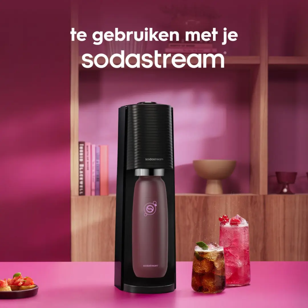 SodaStream Fizz & Go Roestvrijstalen Fles 0,9L - Pomegranate - afbeelding 5 van 6