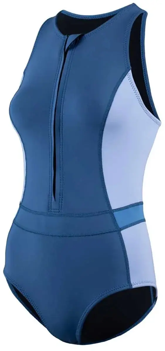 Zone3 Yulex Dames Mouwloos Wetsuit 12 - Multi Blue/White - afbeelding 5 van 6