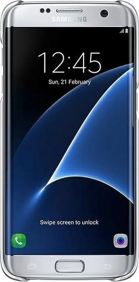 Samsung Clear Cover EF-QG935CSEGWW - Galaxy S7 Edge - Zilver