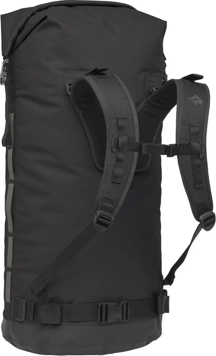 Sea to Summit trekkingrugzak rugzak Big River Dry Backpack 75L Jet Black zwart