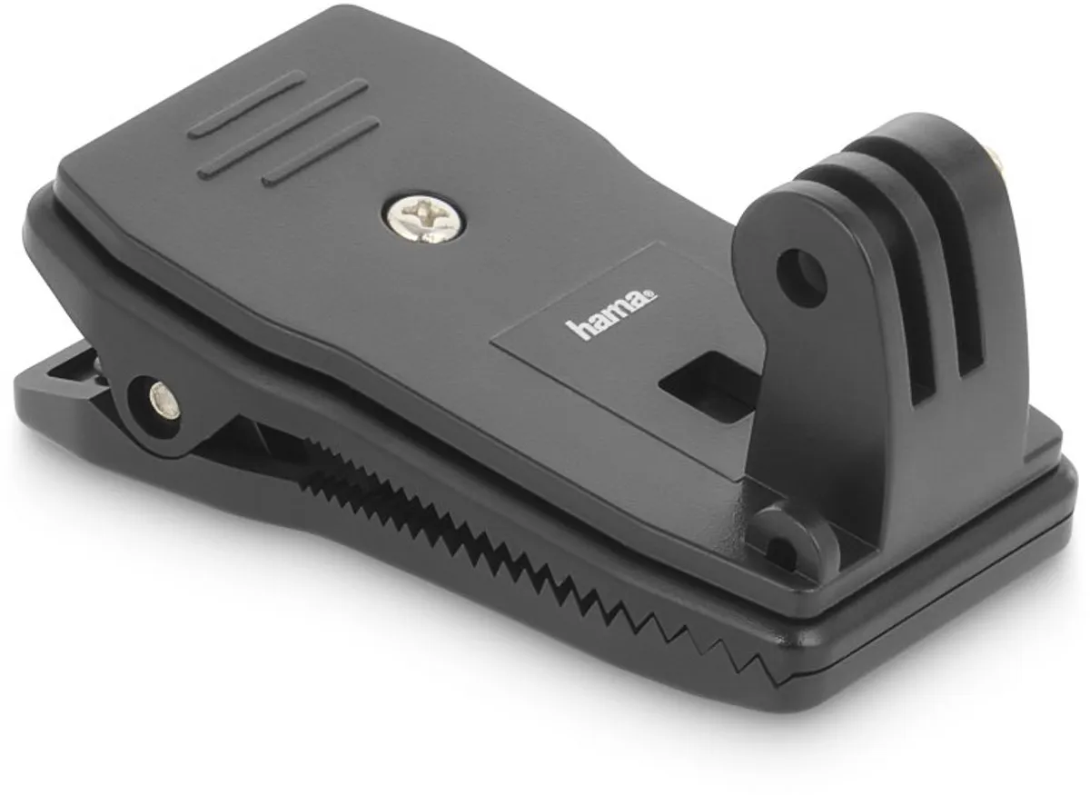 Hama Actioncam Klemhouder 360° - Rugzak/Fiets - Zwart - afbeelding 6 van 6