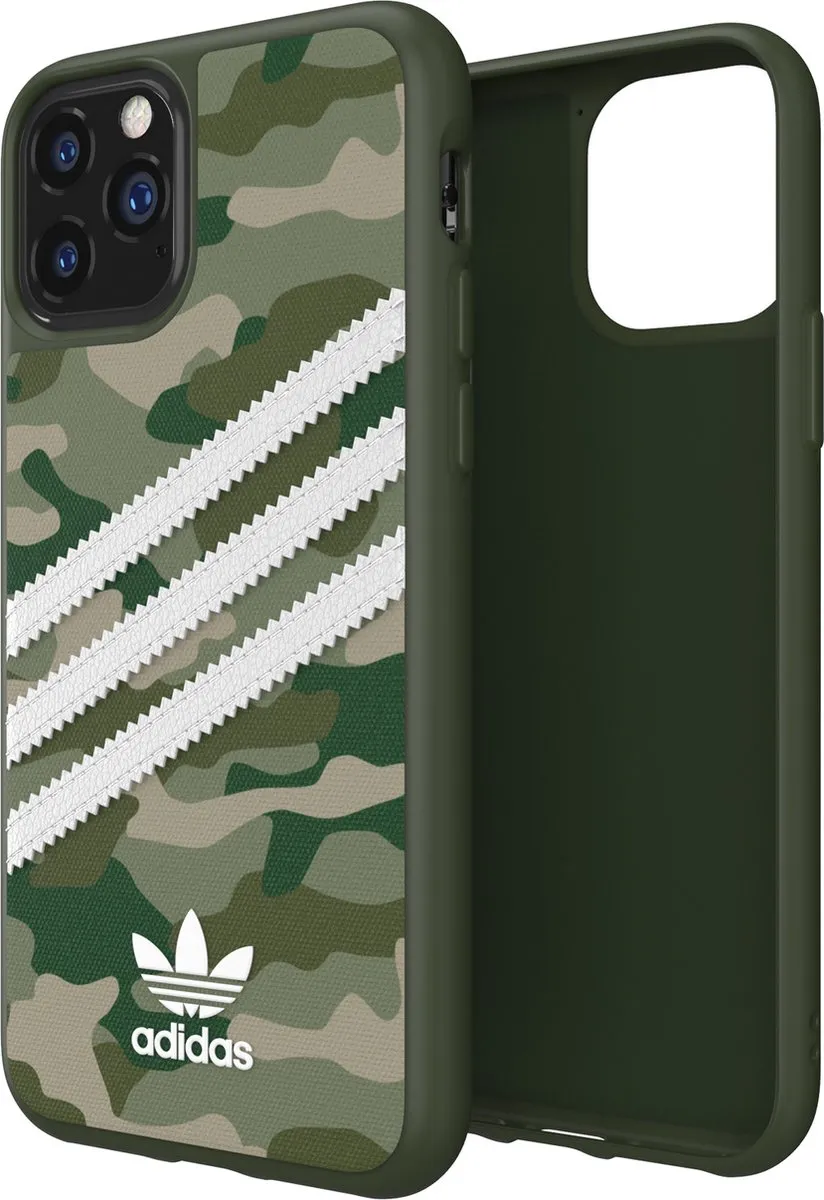 Adidas Moulded Case iPhone 11 Pro - Camo Groen
