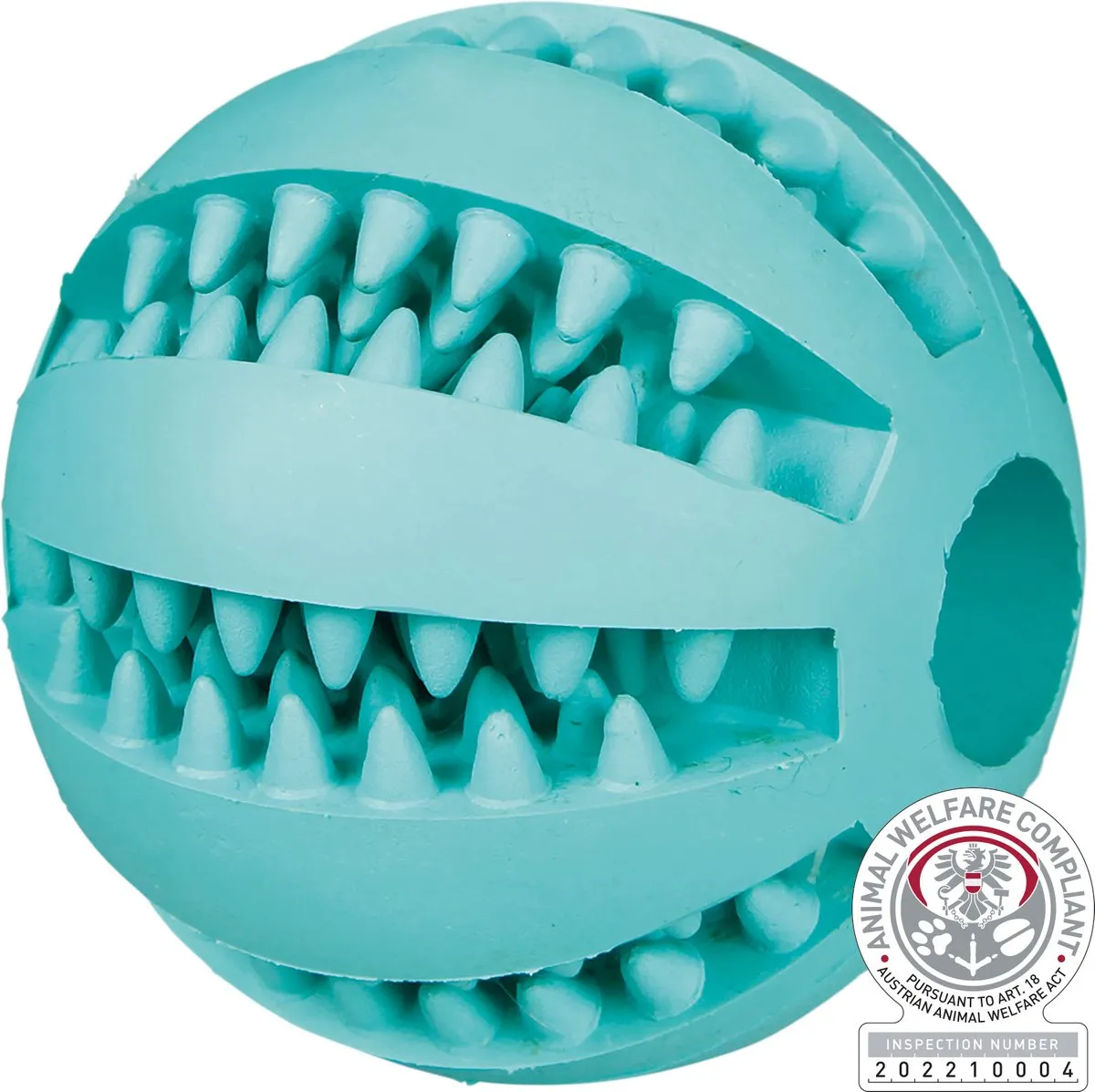 Trixie Denta Fun Kauwbal Rubber Muntsmaak 7cm