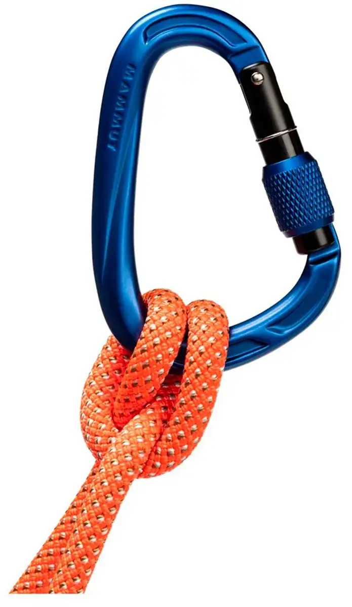 Mammut Crag HMS Screwgate Karabiner - Blauw/Zwart - afbeelding 2 van 5
