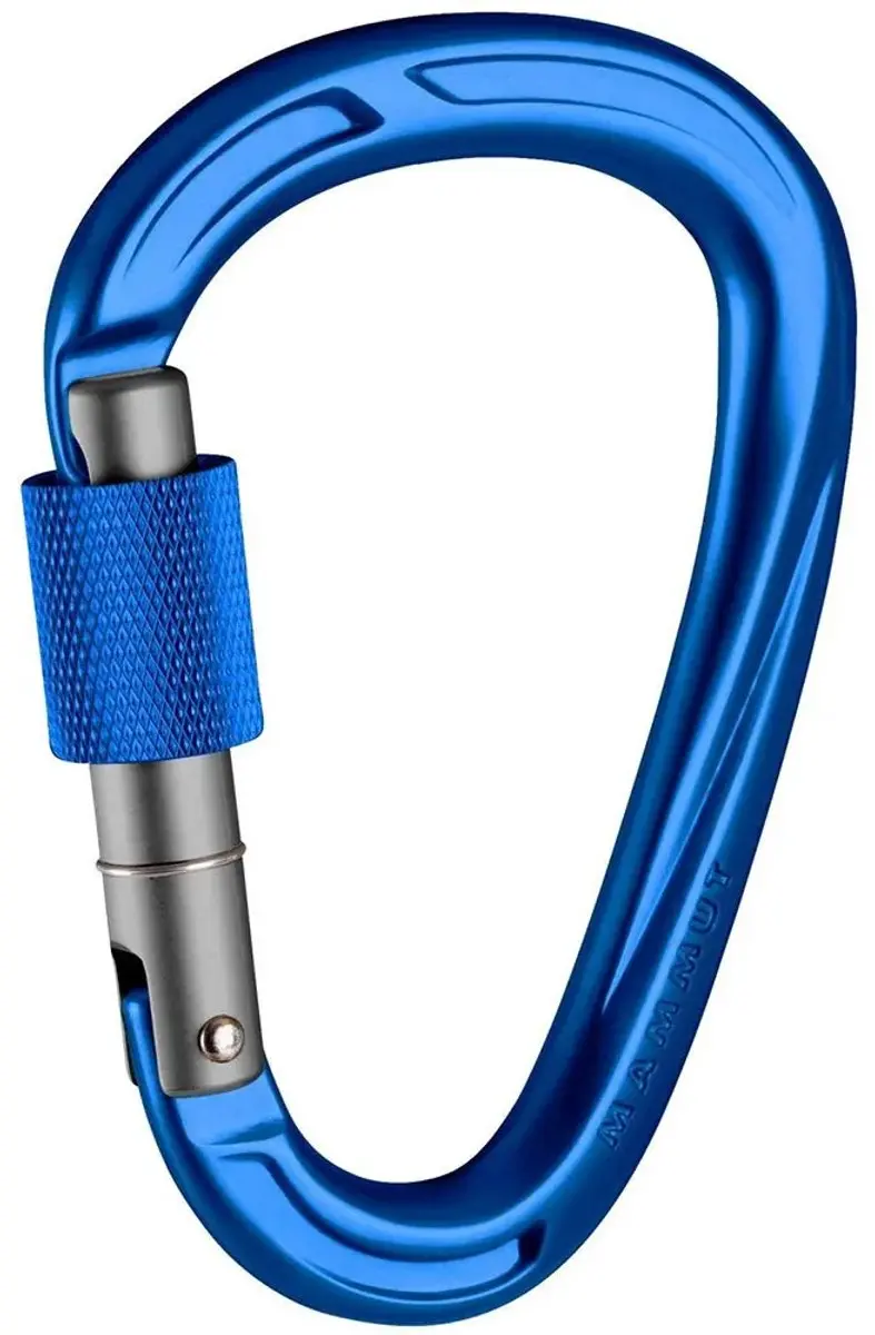 Mammut Crag HMS Screwgate Karabiner - Blauw/Zwart - afbeelding 5 van 5