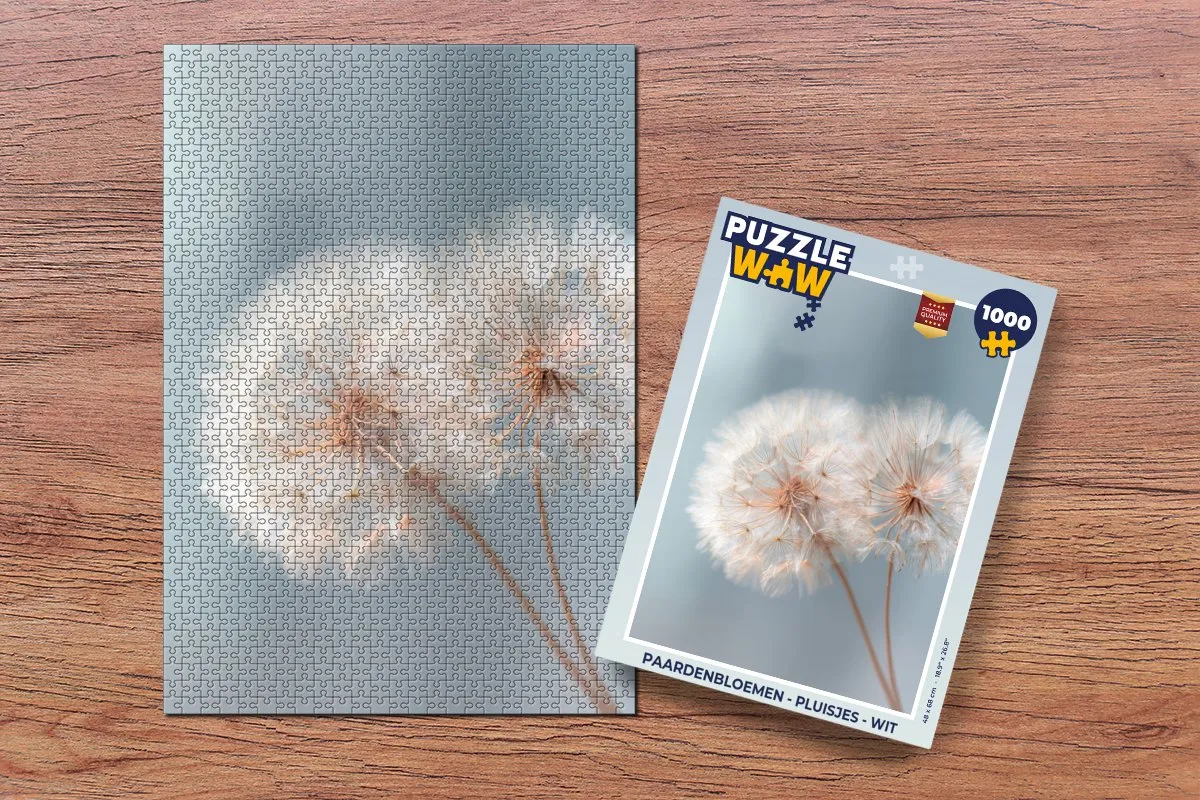 PuzzleWow Paardenbloemen Pluisjes Legpuzzel 1000 Stuks