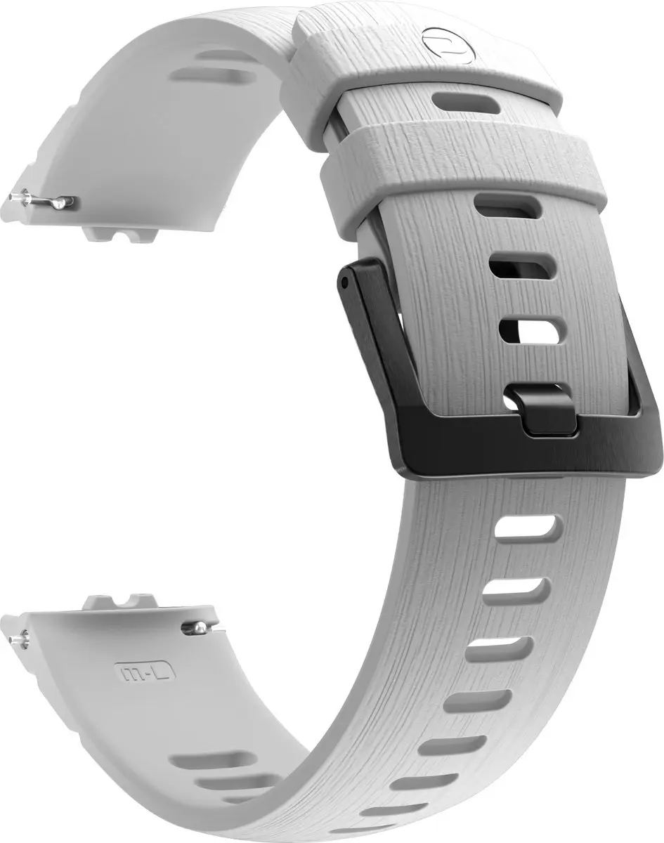 Polar Street X Siliconen Horlogeband Wit 22mm S/L - afbeelding 2 van 6