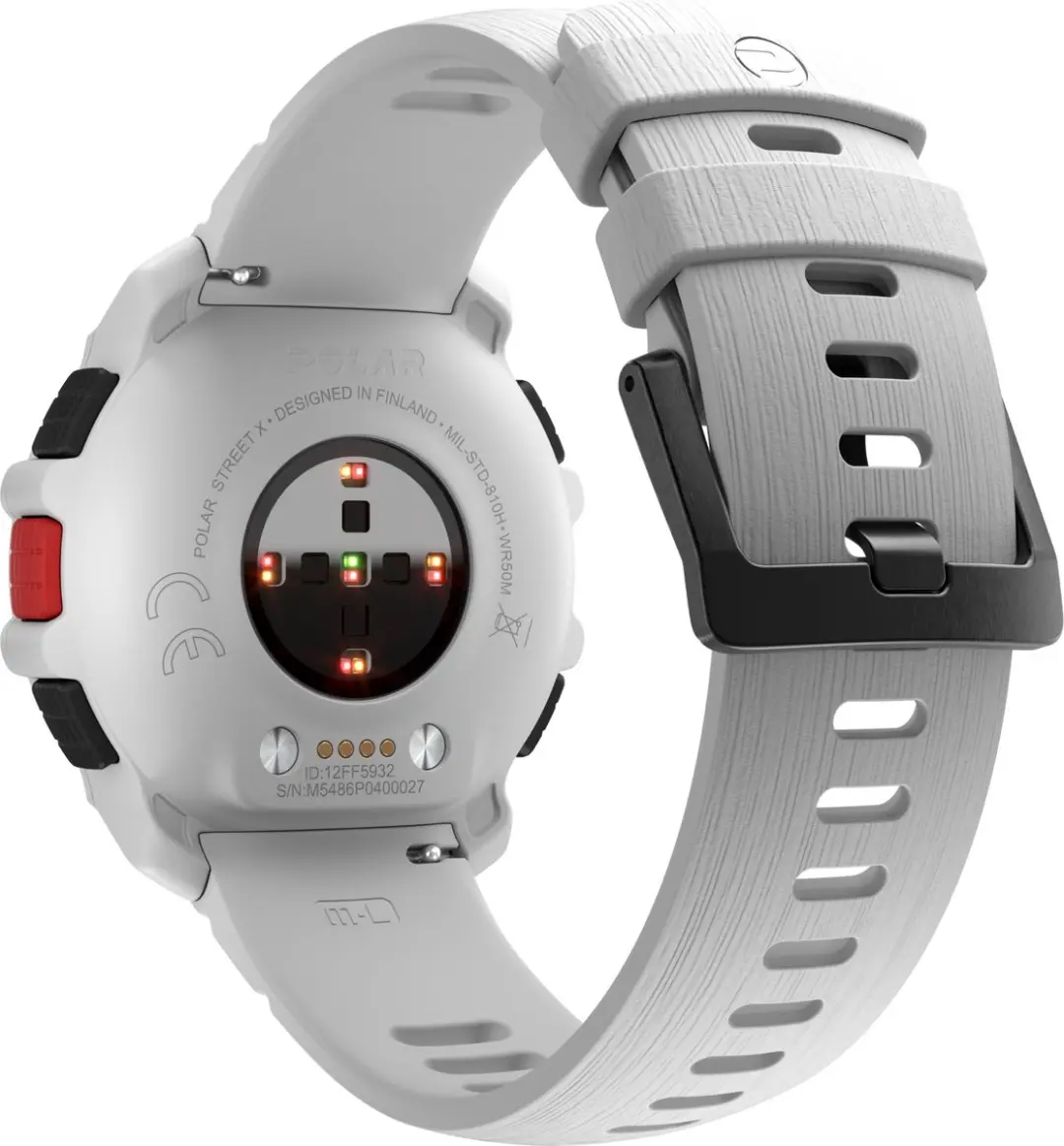 Polar Street X Siliconen Horlogeband Wit 22mm S/L - afbeelding 3 van 6