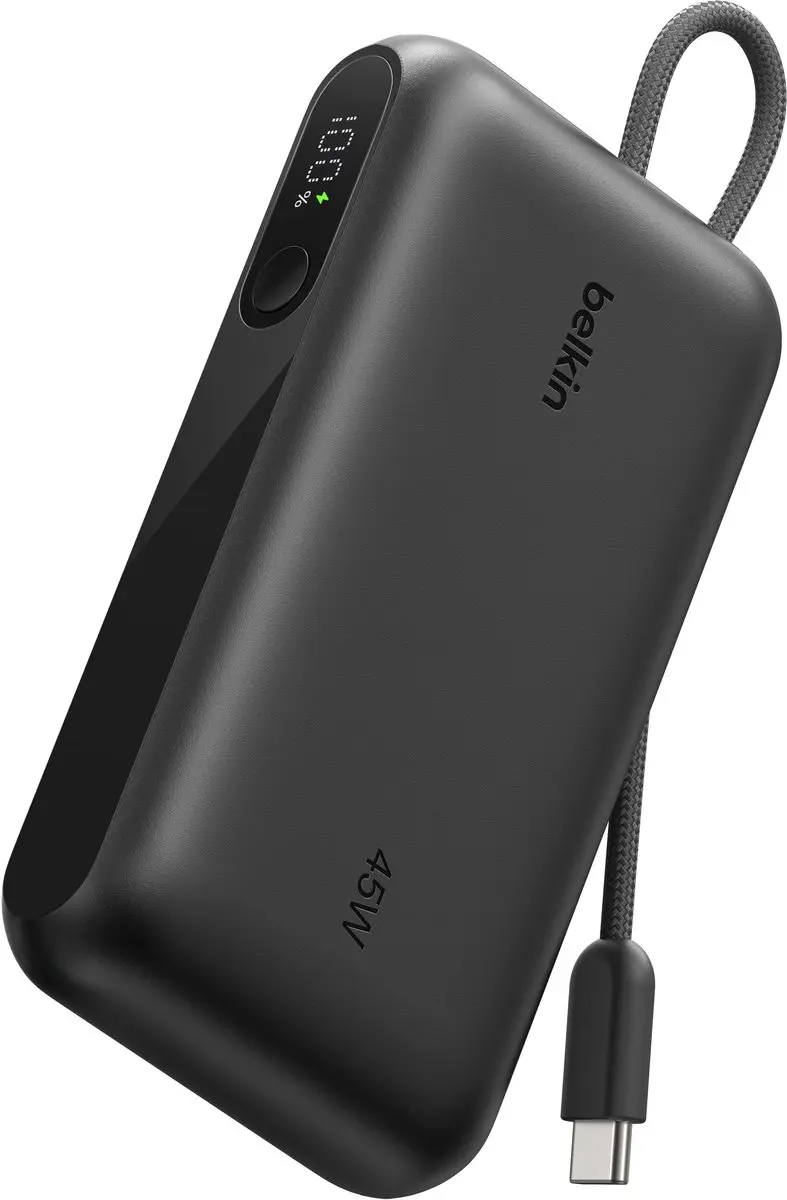 Belkin UltraCharge Powerbank 10000mAh 45W - Zwart - afbeelding 2 van 6