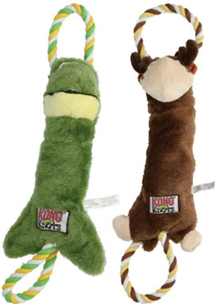 KONG Tugger Knots Frog - Groen M