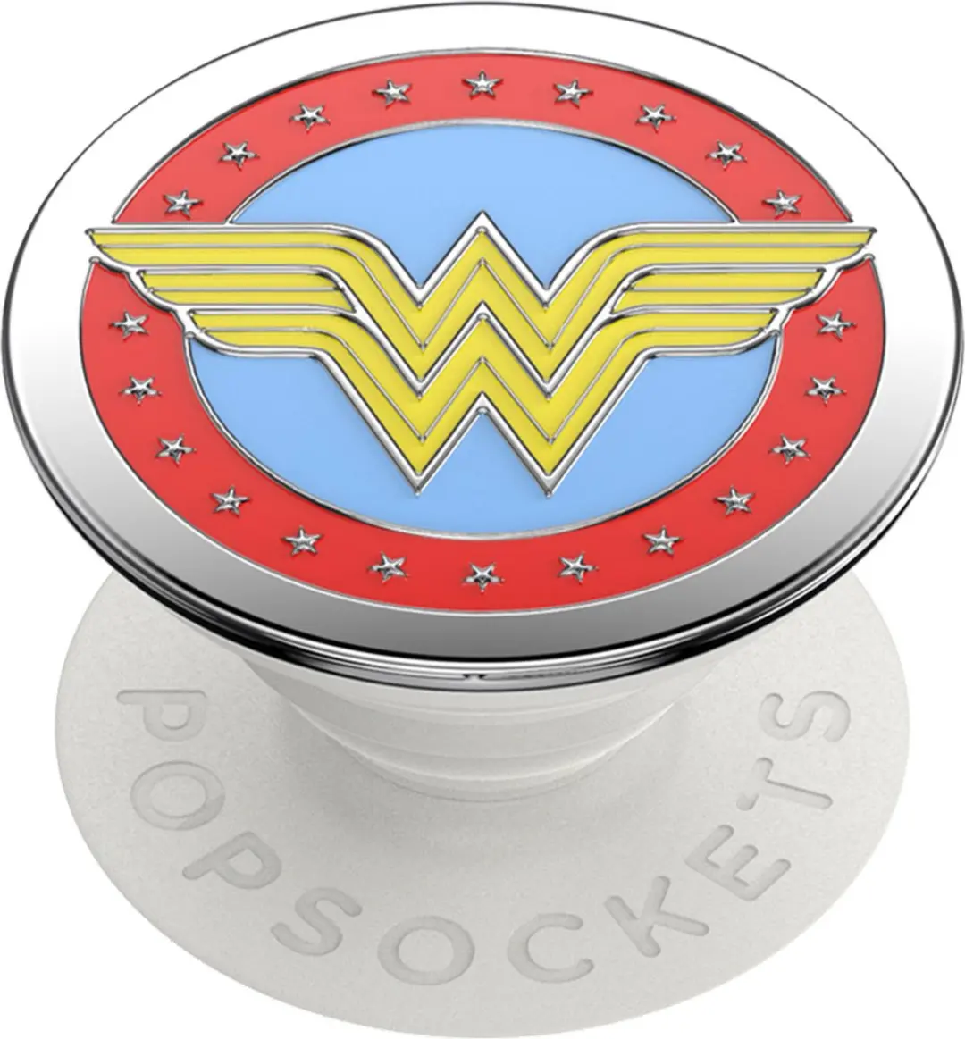 PopSockets, Pop Grip voor smartphones Emaille Wonder Woman, Rood