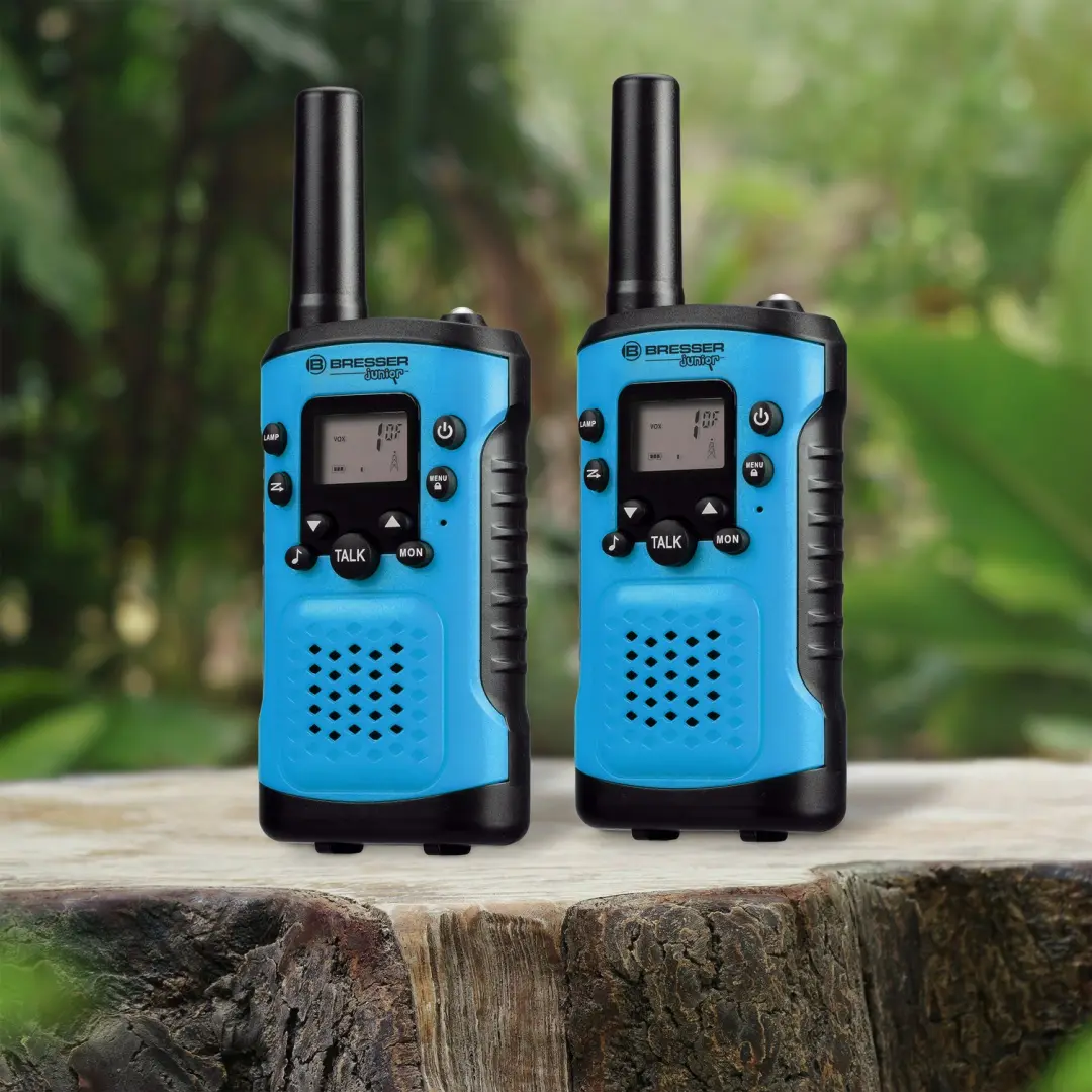 Bresser Junior Walkietalkies Set 2 Blauw - afbeelding 5 van 6