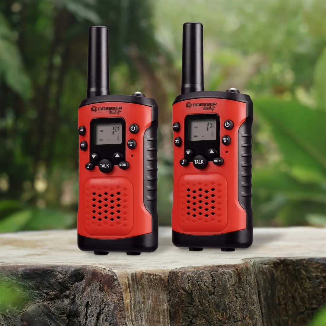 Bresser Junior Walkietalkies Set 2 - Rood - afbeelding 2 van 6