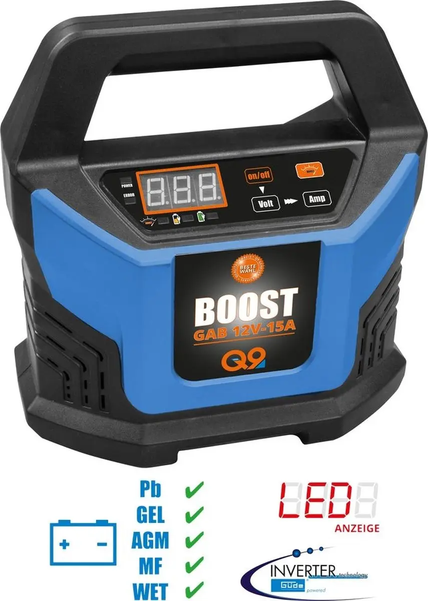 Güde GAB 12V Acculader 2-400Ah