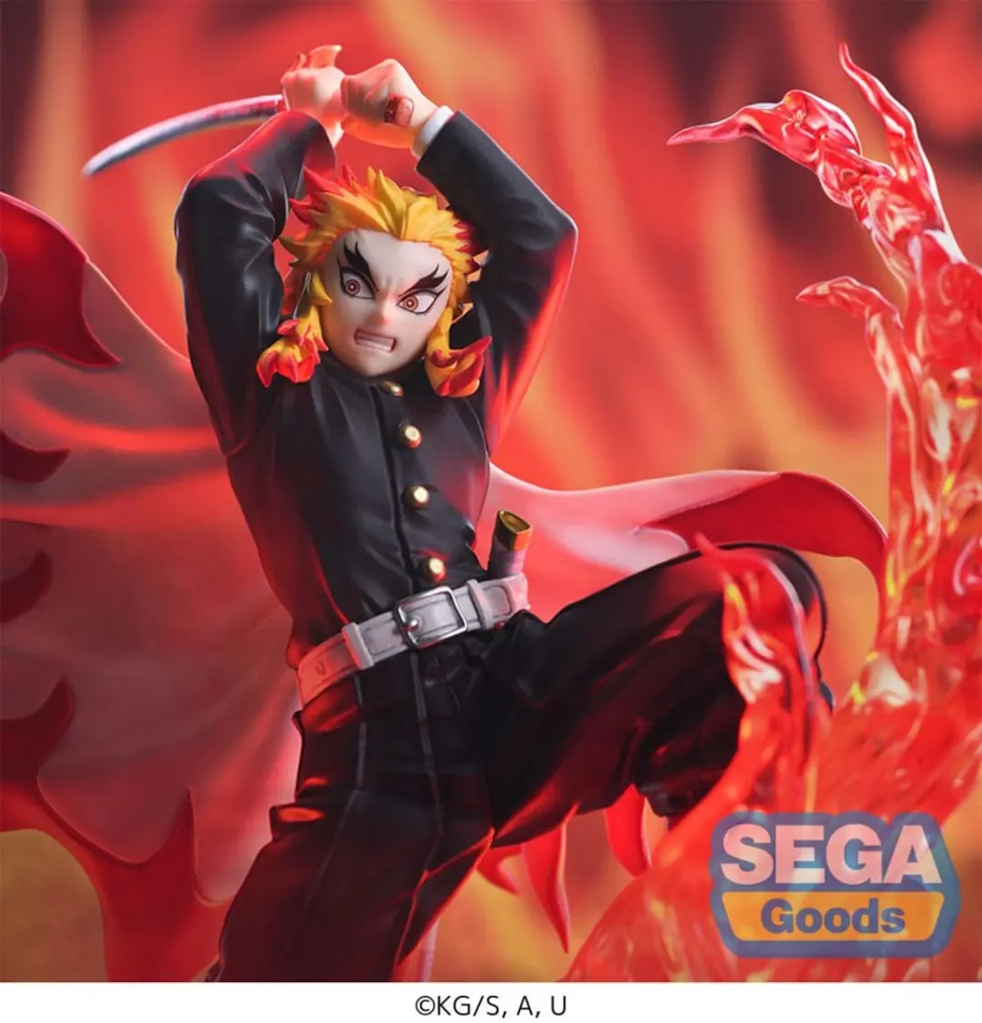 Sega Demon Slayer Kyojuro Rengoku Beeld 15cm - afbeelding 3 van 6