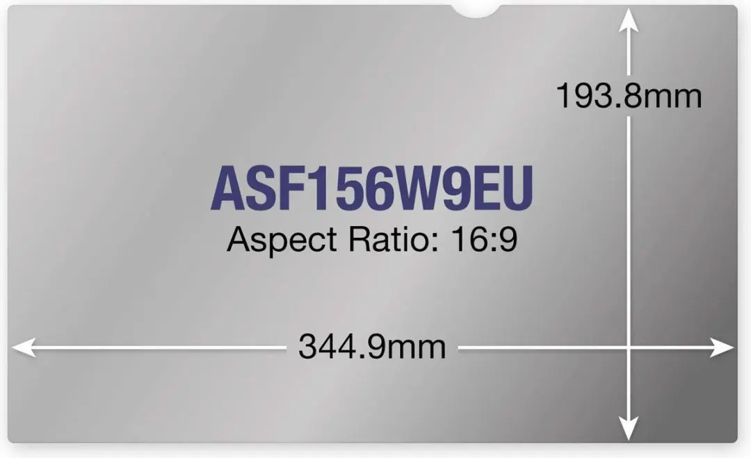 Targus ASF156W9EU Privacy Screen 15,6" - afbeelding 5 van 6