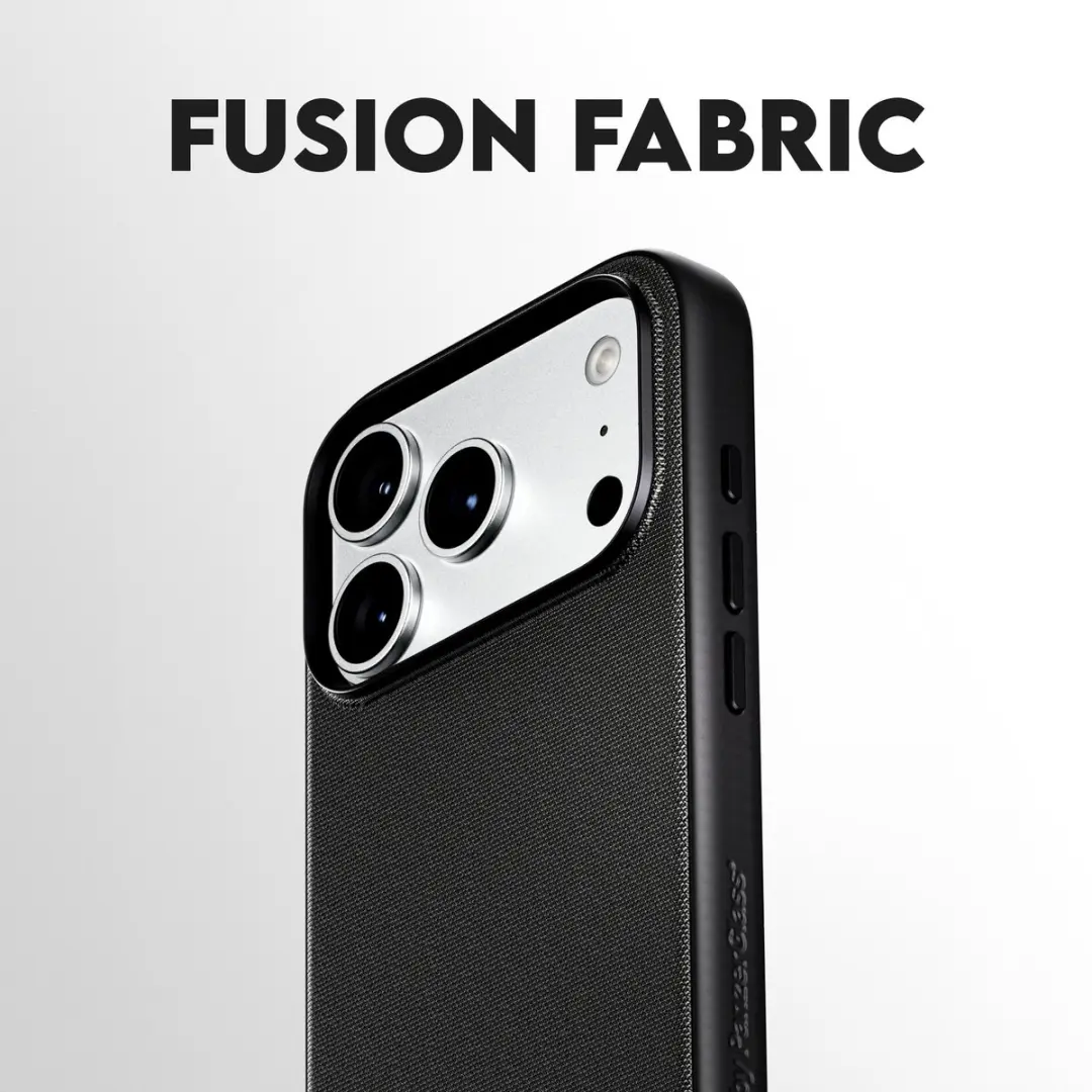 PanzerGlass Fusion Fabric Case iPhone 18 Pro - Zwart - afbeelding 6 van 6