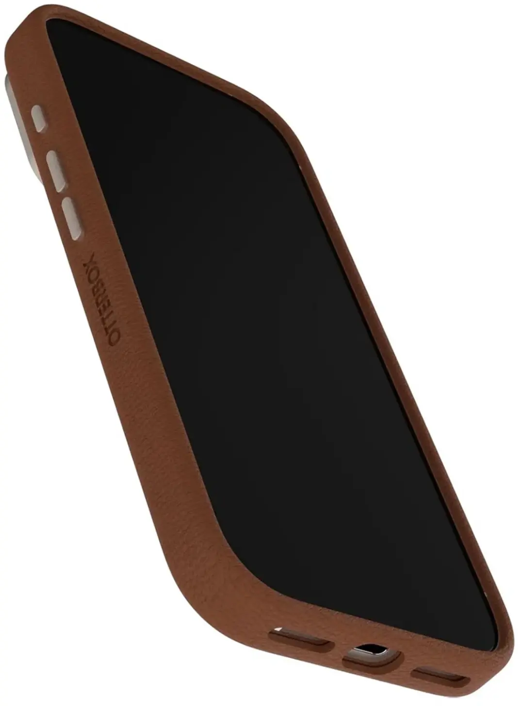 OtterBox Symmetry Cactus Leer iPhone 18 Pro / 17 Pro Magnetic Hoes Bruin