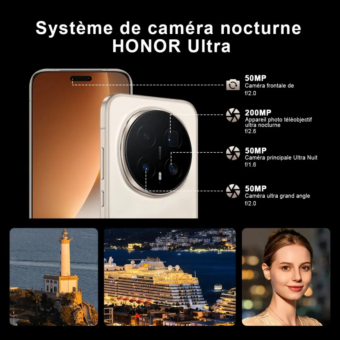Honor Magic8 Pro BKQ-N49 - Goud - afbeelding 3 van 6