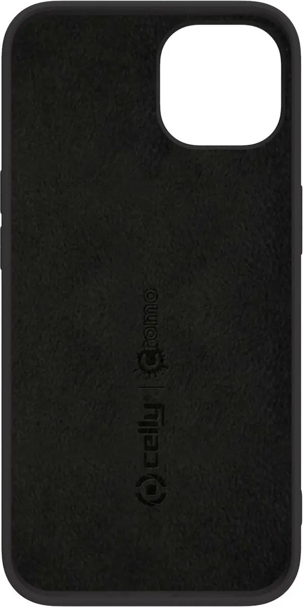 Celly Cromo Siliconen Hoesje iPhone 14 Plus - Zwart - afbeelding 3 van 4