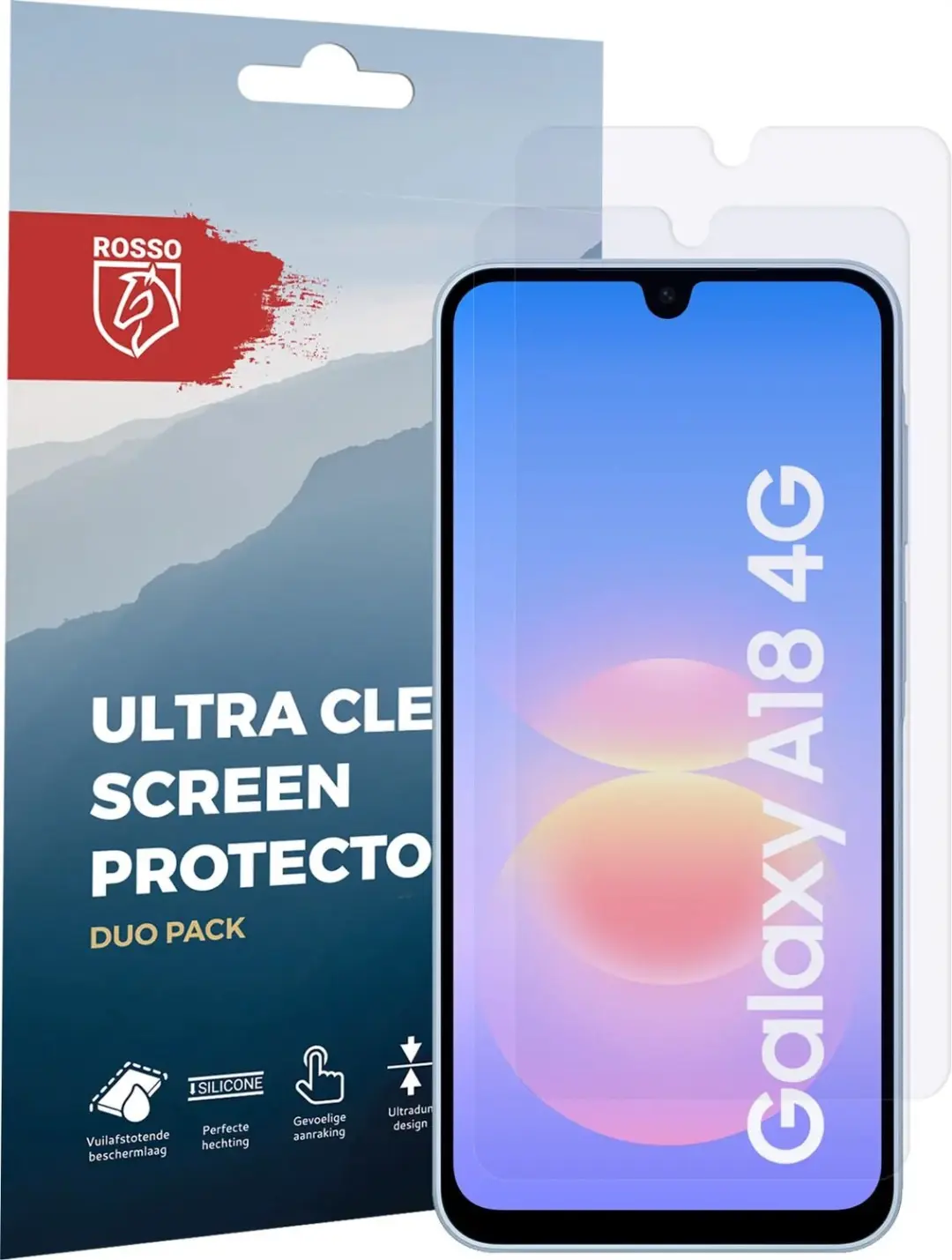 Rosso Screen Protector Samsung Galaxy A18 - 2 Stuks - afbeelding 4 van 6