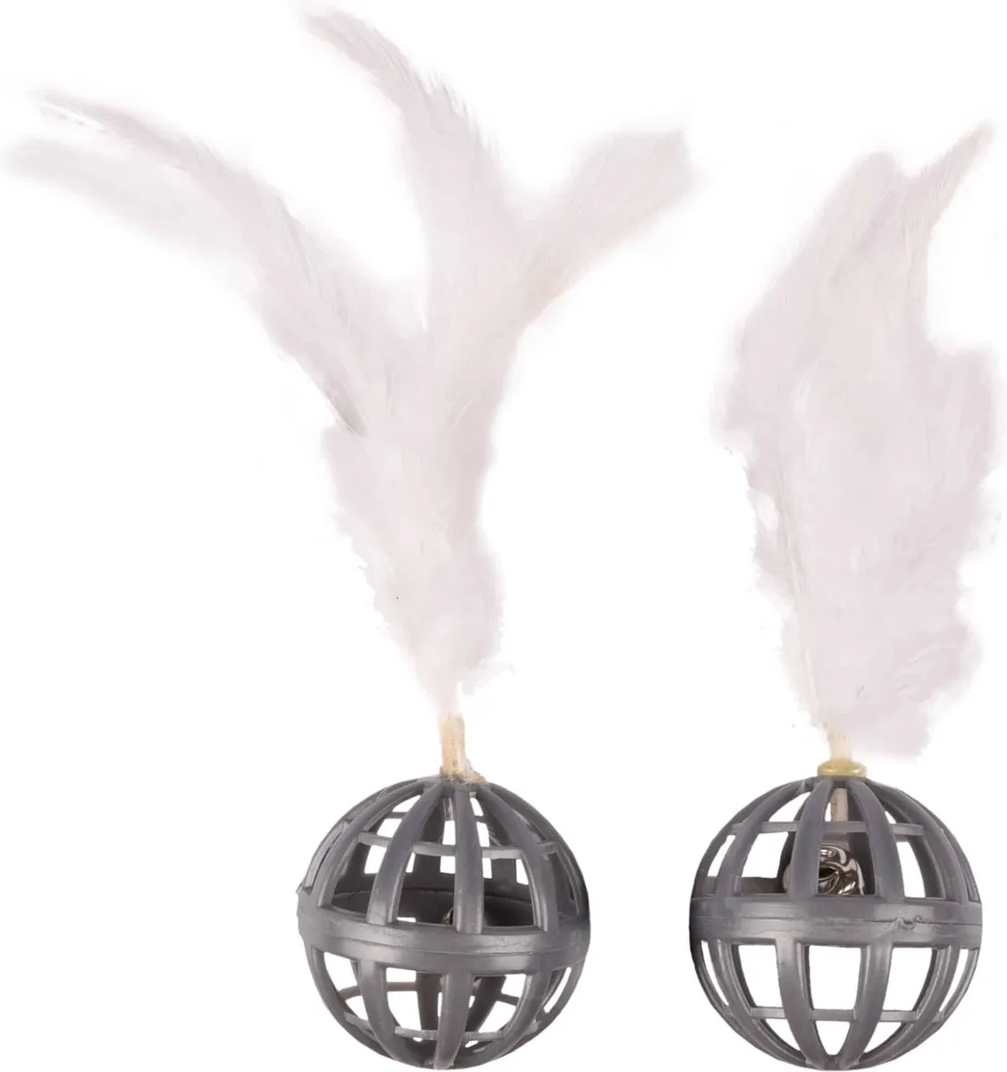 Flamingo Dian Speelgoed Katten Ps Bal + Veer - 2 Stuks