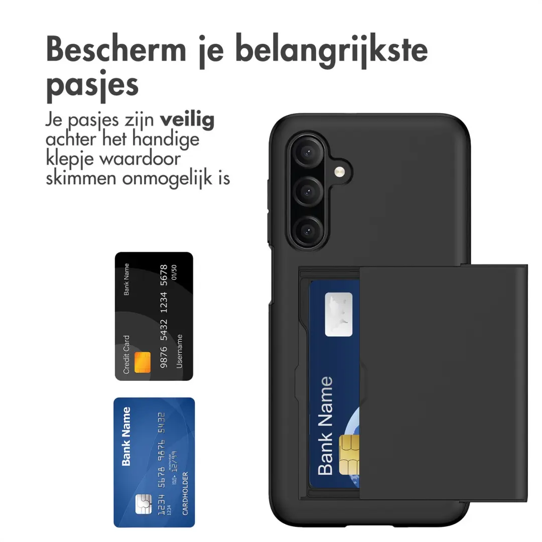 Imoshion Hoesje met Pasjeshouder - Samsung Galaxy A27 - Zwart - afbeelding 2 van 6