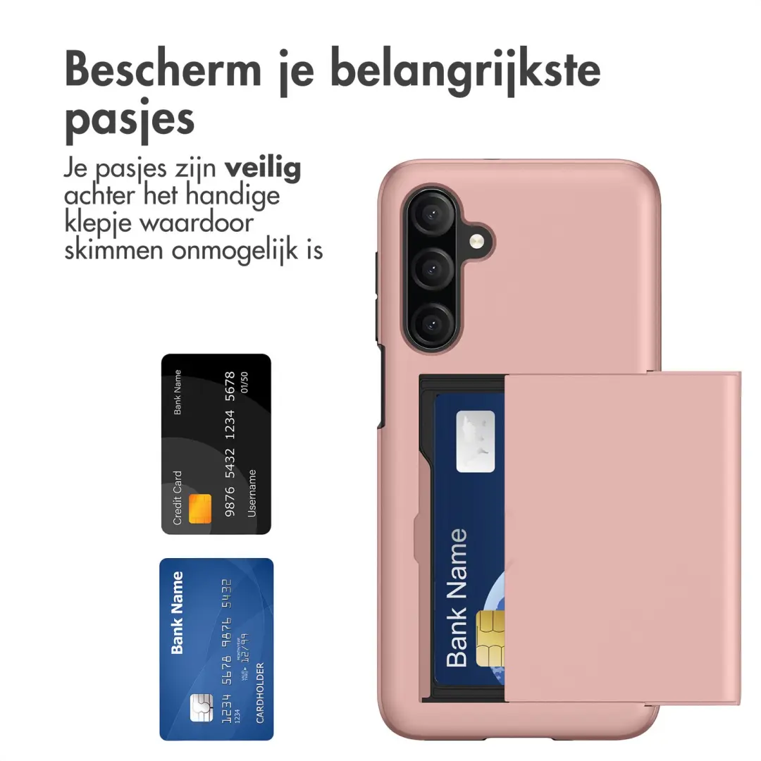 Imoshion Hoesje met Pasjeshouder Samsung Galaxy A27 - Rose Gold - afbeelding 2 van 6