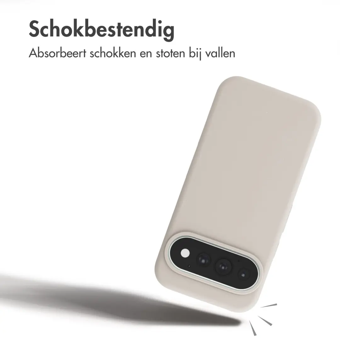 Accezz Liquid Silicone Hoesje Google Pixel 10/11 - Stone - afbeelding 4 van 6