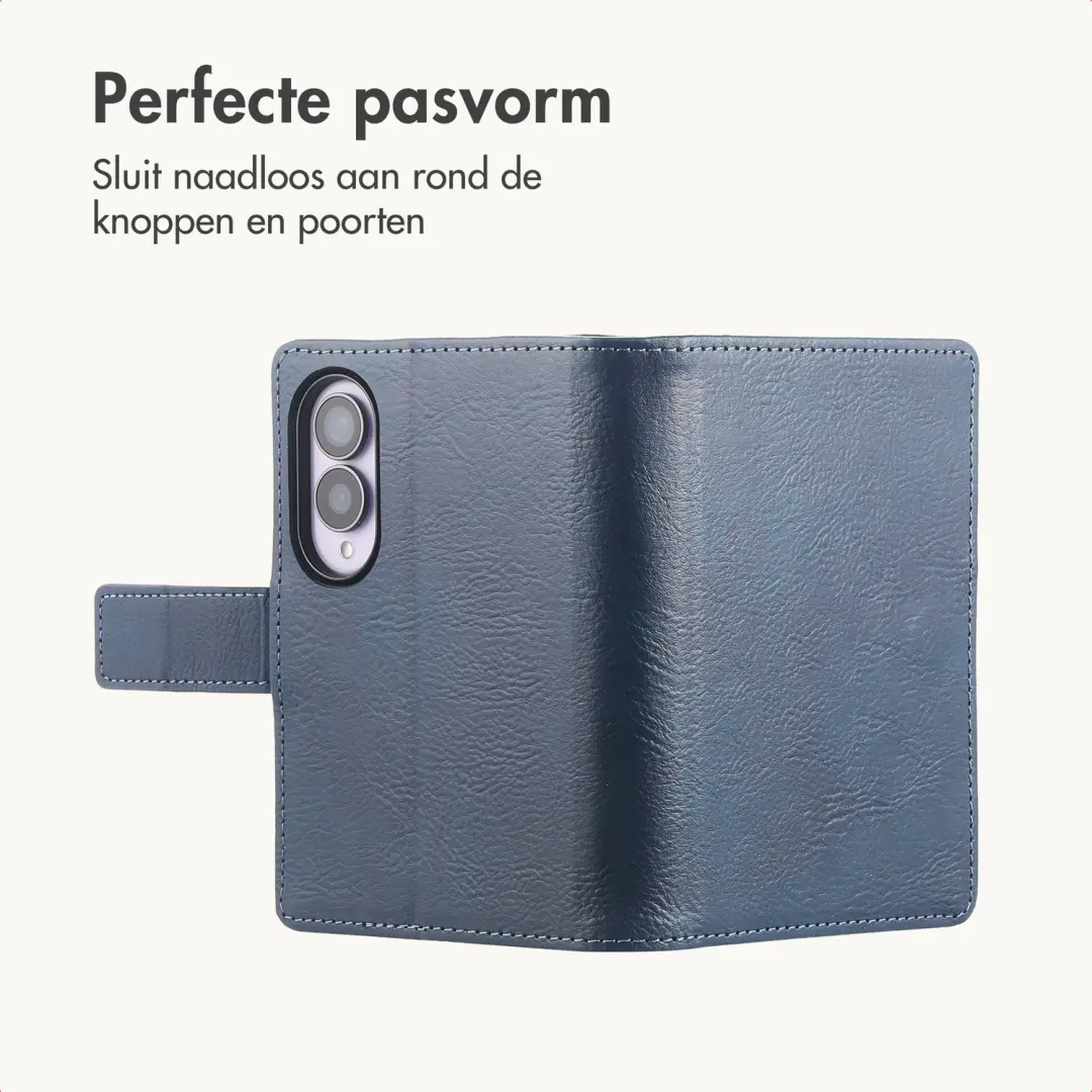 Imoshion Luxe Bookcase Hoesje Z Fold 8 - Donkerblauw - afbeelding 5 van 6
