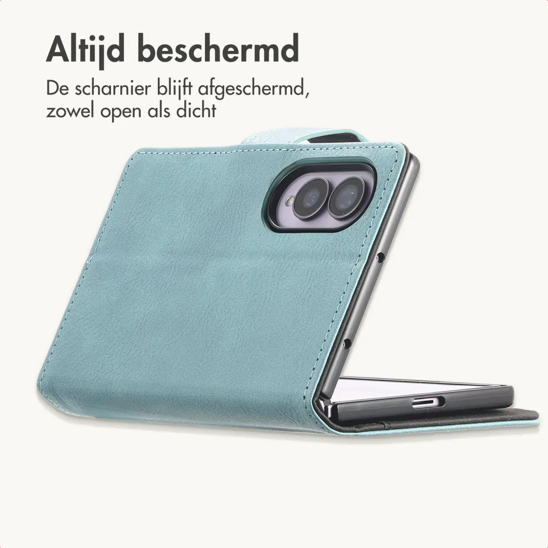 Imoshion Luxe Bookcase Hoesje Z Fold 8 - Lichtblauw - afbeelding 4 van 6