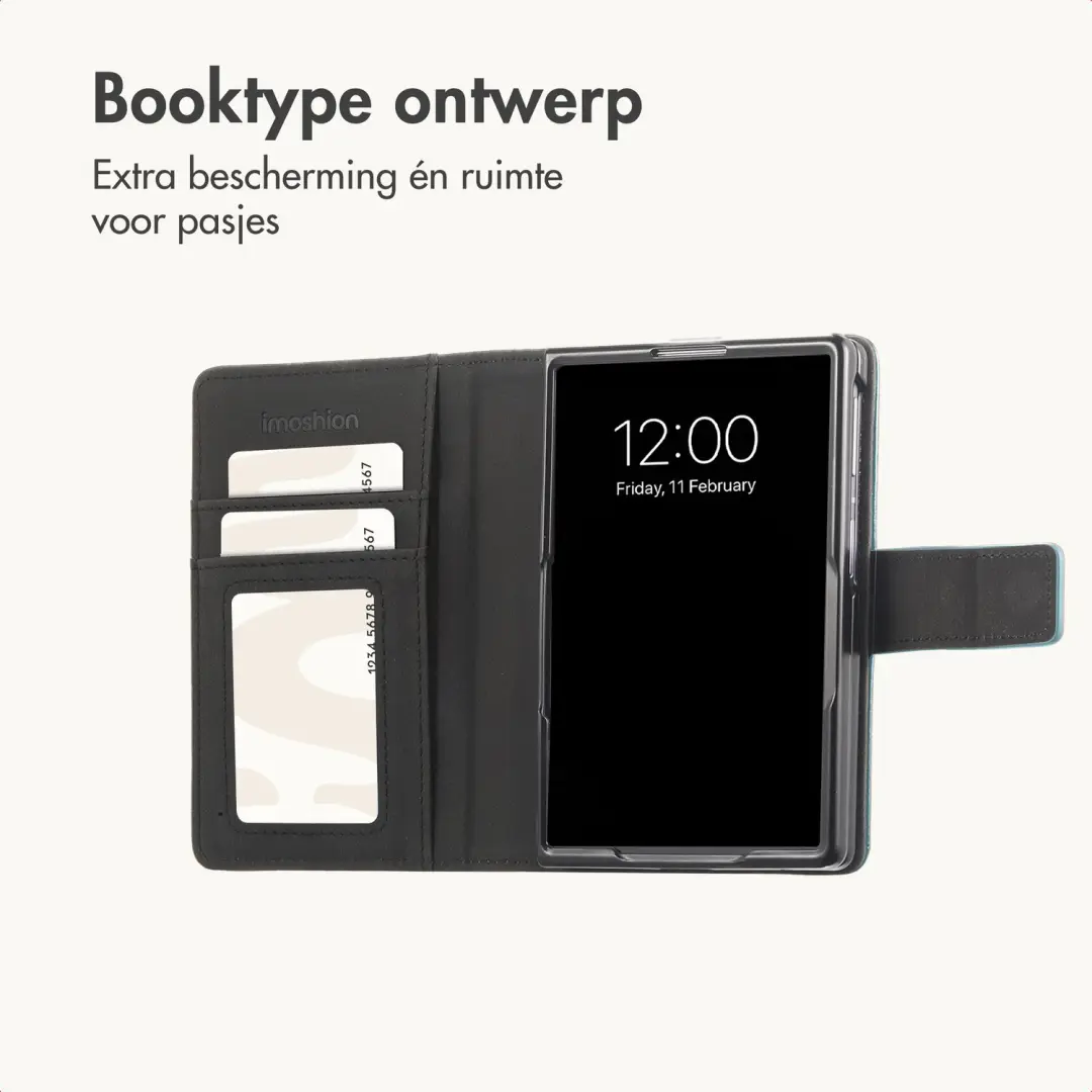 Imoshion Luxe Bookcase Hoesje Z Fold 8 - Lichtblauw - afbeelding 2 van 6