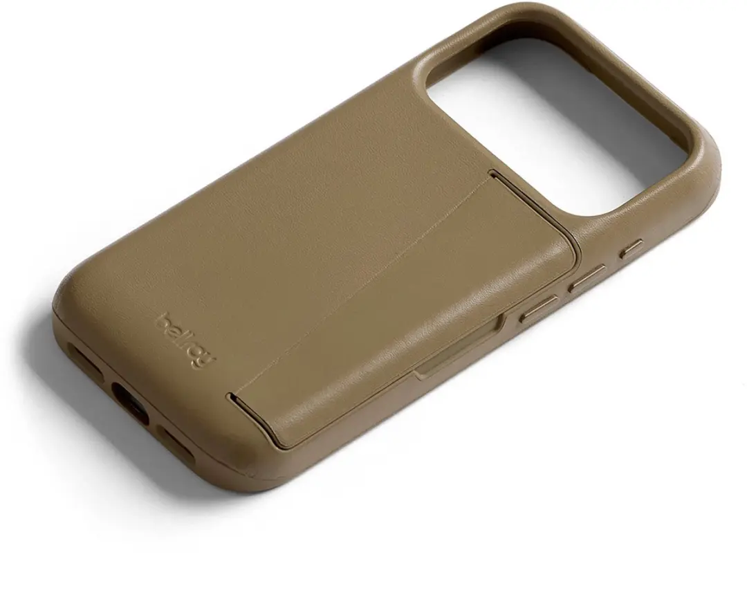 Bellroy 3 Card Wallet iPhone 17 Pro - Khaki - afbeelding 4 van 5