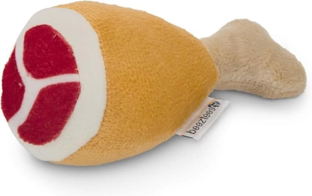 Beeztees Pluche Drumstick 12,5cm