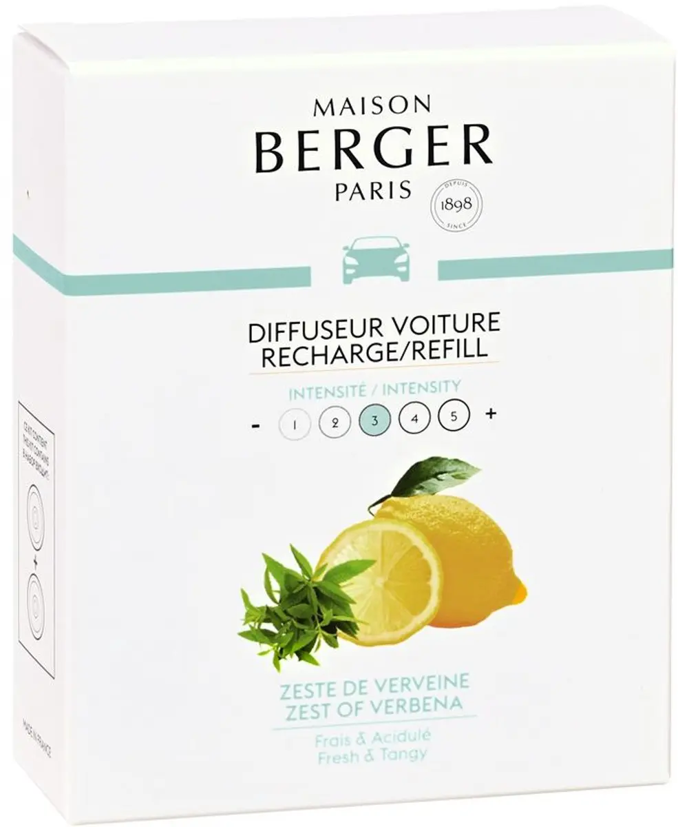 Maison Berger Paris Autoparfum Navulling Zeste de Verveine
