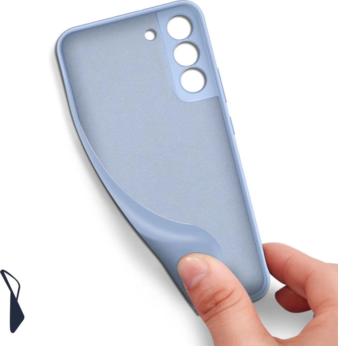 Samsung Siliconen Hoesje Galaxy S22 Sky Blue EF-PS901TLEGWW