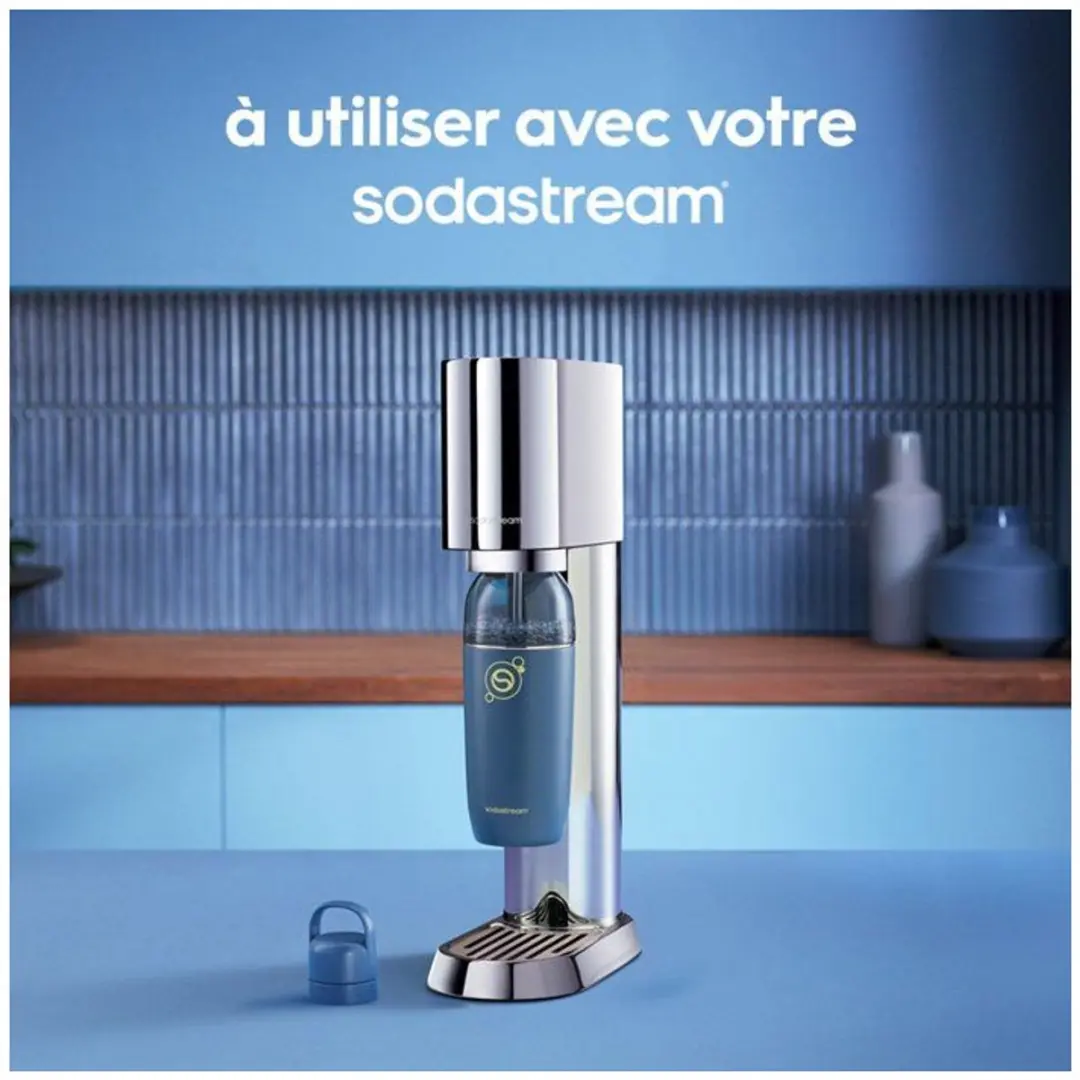 SodaStream Fizz & Go Easy Mix Fles - 0,7 l - Blauw - afbeelding 3 van 6