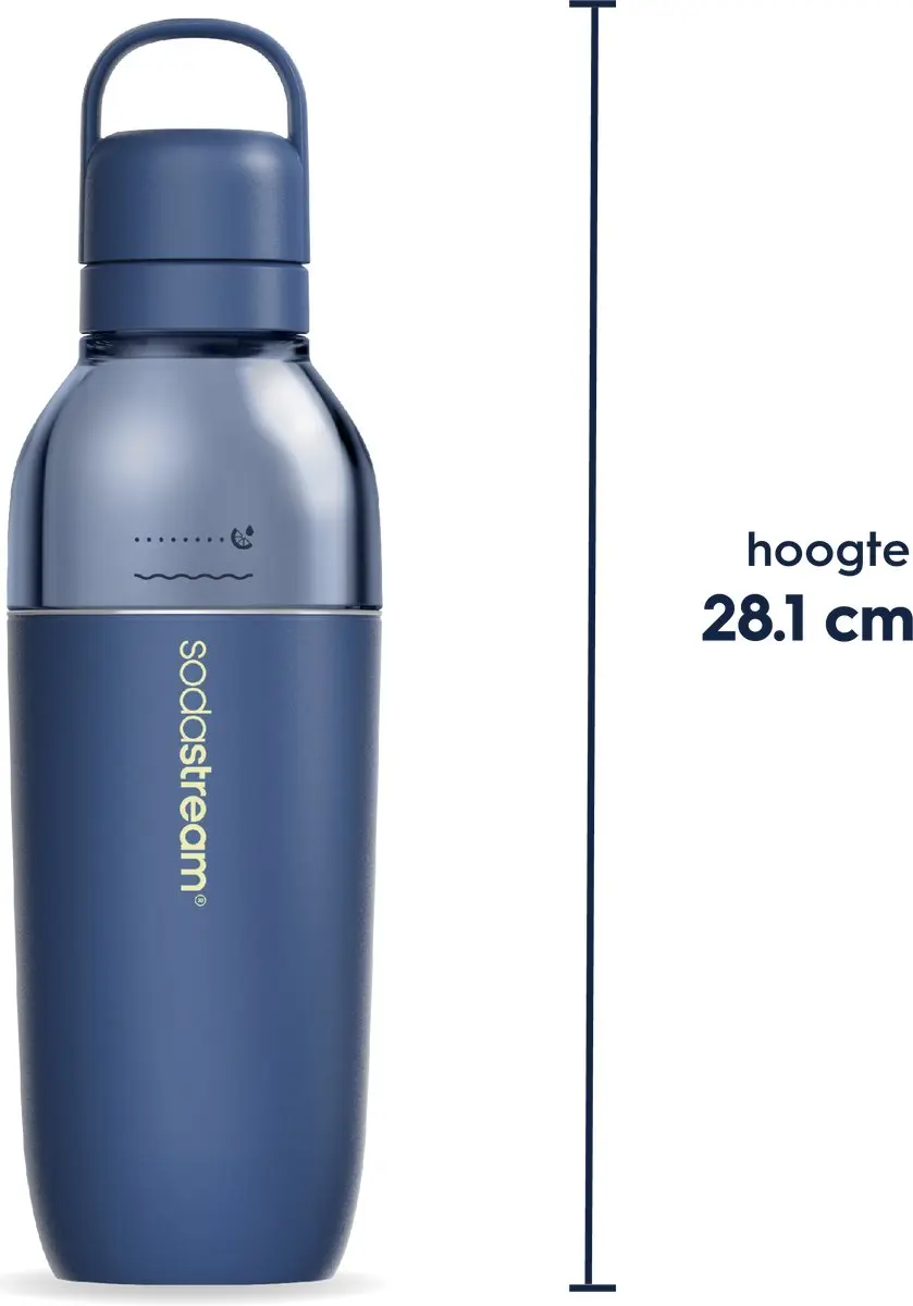 SodaStream Fizz & Go Easy Mix Fles - 0,7 l - Blauw - afbeelding 2 van 6