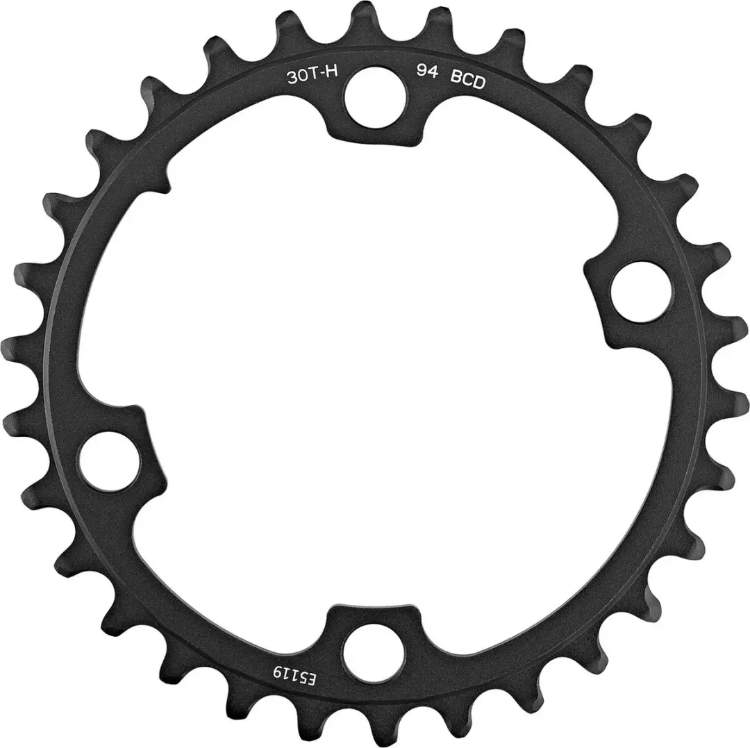 SRAM Road Force Wide Kettingblad 30T - Zwart - afbeelding 2 van 3