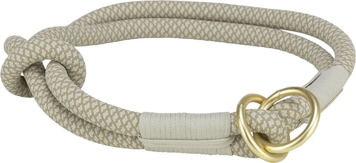 Trixie Halsband Hond Soft Half-Slip - Grijs Lichtgrijs