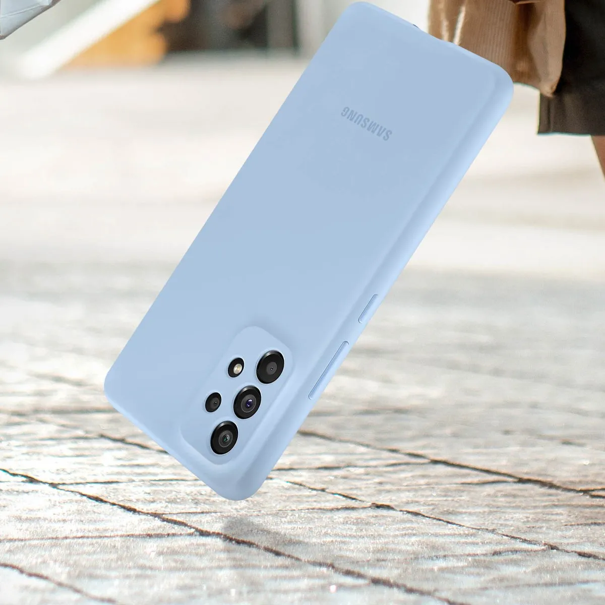 Samsung Siliconen Hoesje Galaxy A53 EF-PA536TBEGWW - Blauw