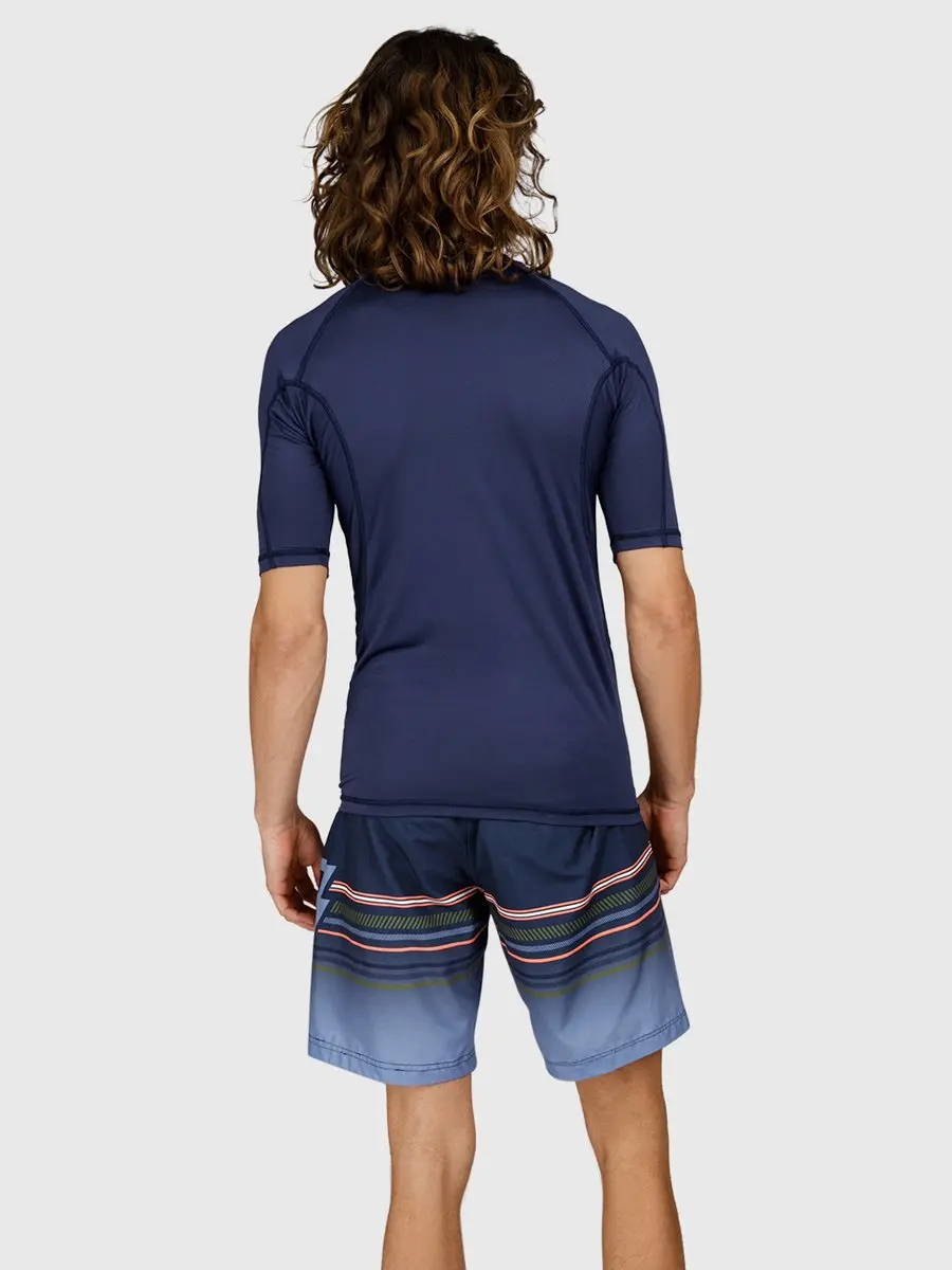 Brunotti Waveguard Rashguard Heren UV-shirt 50+ Indigo Blue XL - afbeelding 2 van 6