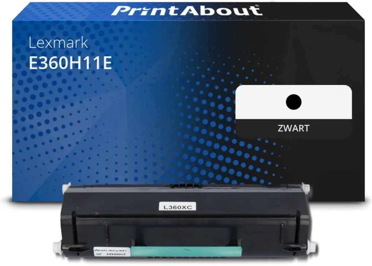 PrintAbout Lexmark E360H11E Toner Zwart