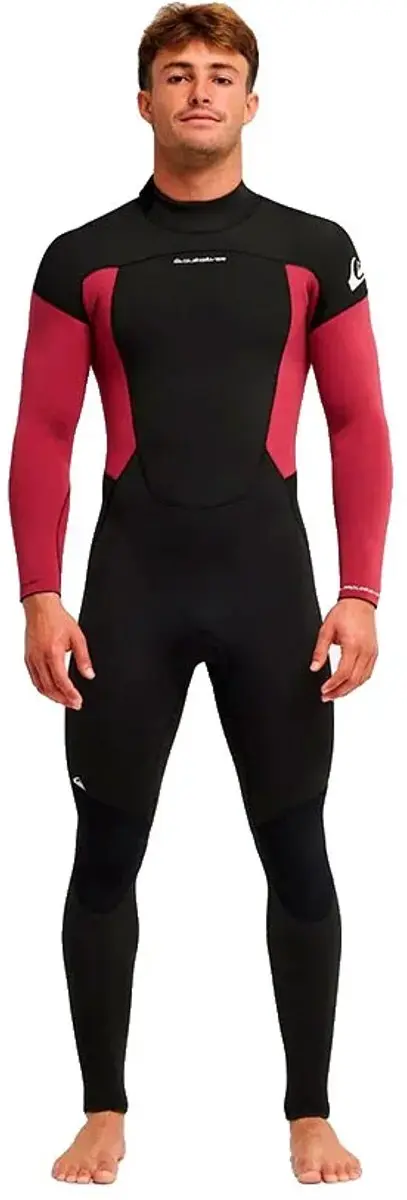 Quiksilver Prologue 4/3 Mm Wetsuit Met Lange Mouwen En Rits Op De Rug Zwart M Ma