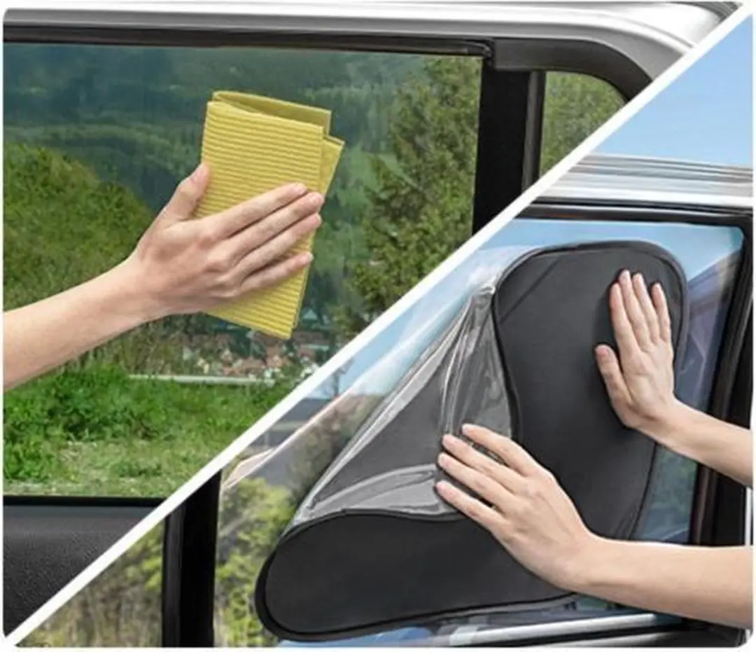 Reer TravelKid Zon Puur Auto Zonnescherm - 2 Stuks - afbeelding 3 van 6