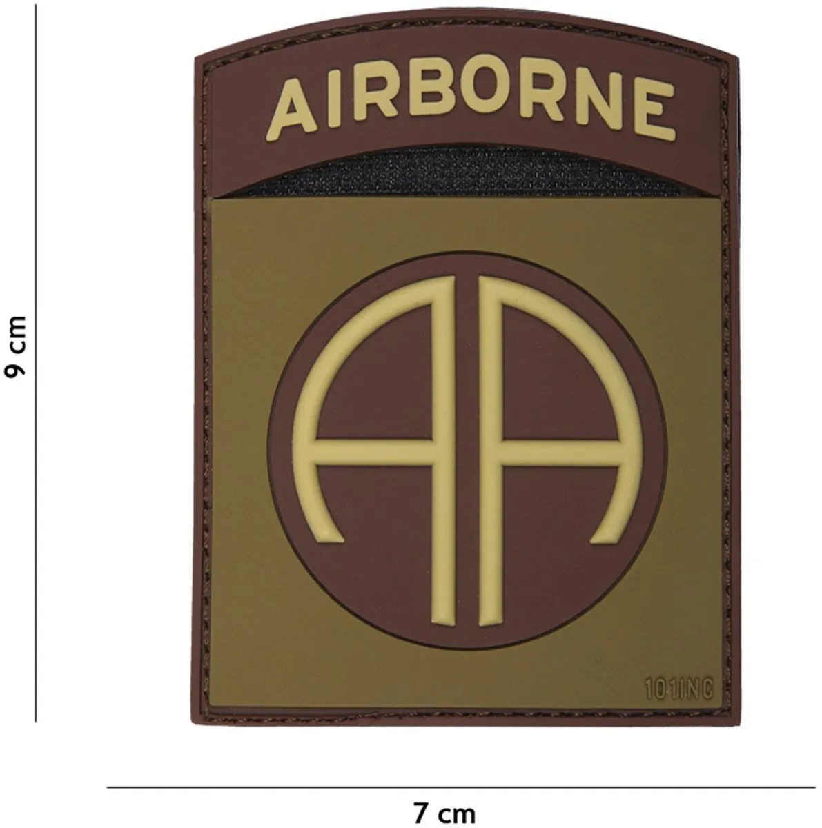 101 Inc Embleem 3D Pvc Airborne 82Nd