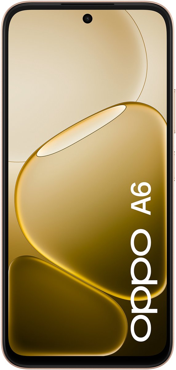 OPPO A6 17,1 cm (6.75") Dual SIM Android 15 4G USB Type-C 6 GB 256 GB 6550 mAh Goud