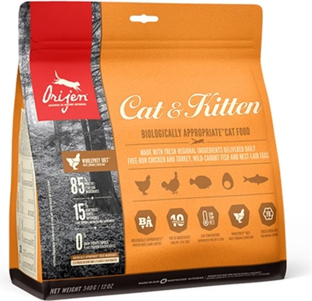 Orijen Whole Prey Cat & Kitten Kip&Kalkoen