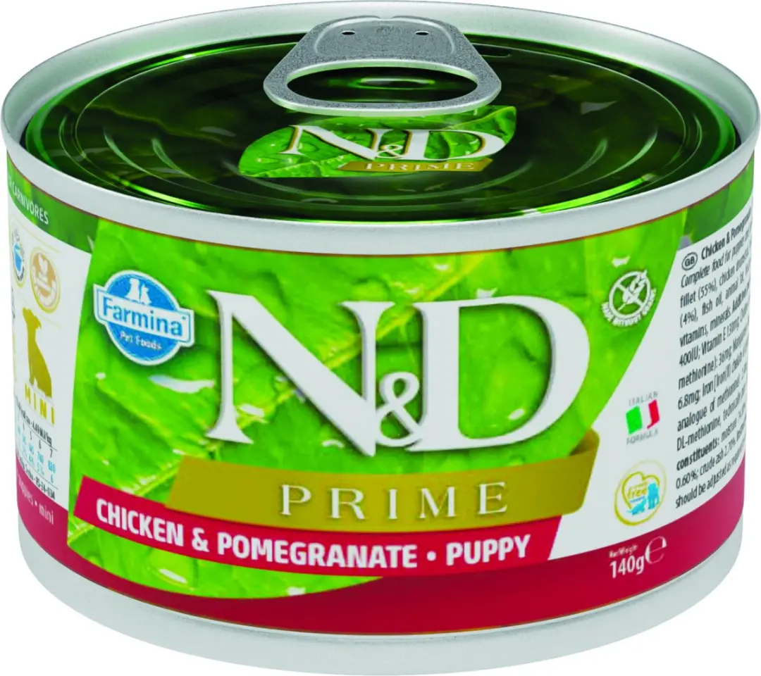 N&D Prime puppy natvoeding Kip 140 gr.
